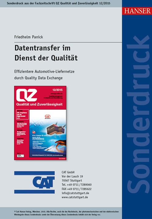 Datentransfer im Dienst der Qualität